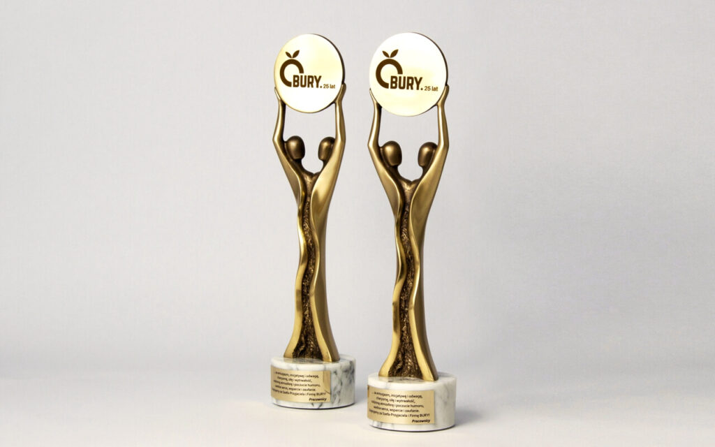 STATUETKA DLA SZEFA 25 LAT FIRMY