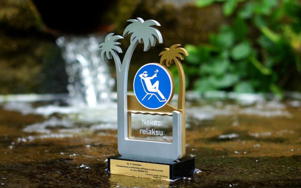 STATUETKA PODZIĘKOWANIE ZA WIELOLETNIĄ PRACĘ